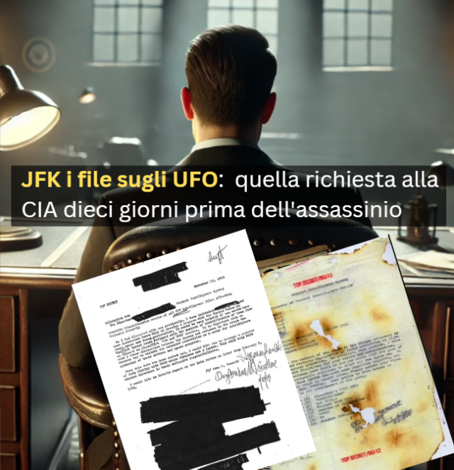 Assassinio John F. Kennedy. documenti parlano di CIA e ufo